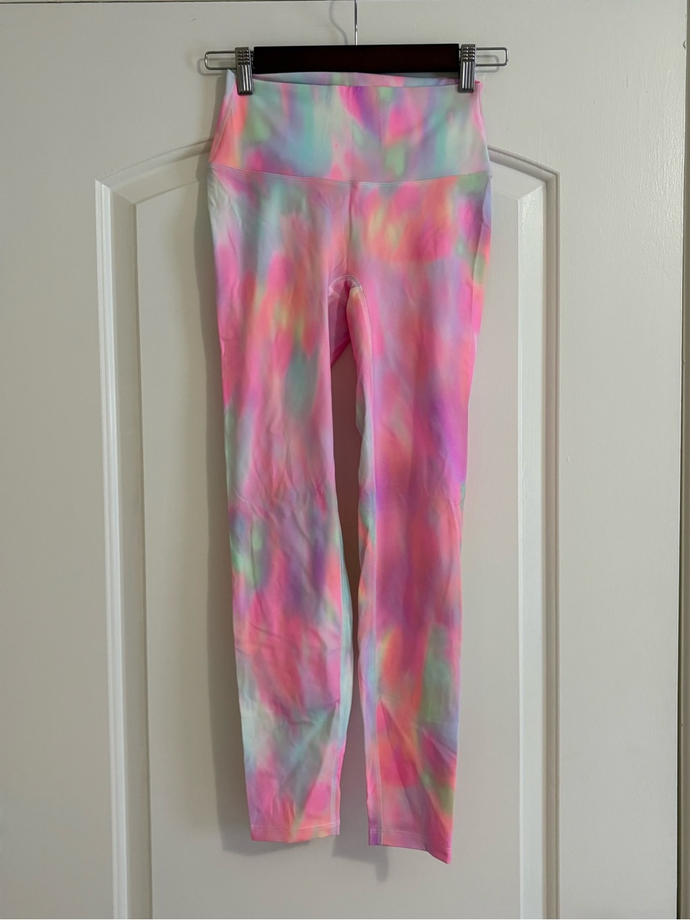 Peachy Athletic Elysium Athletic Leggings Fantasy Pink Tie-Dye Leggings